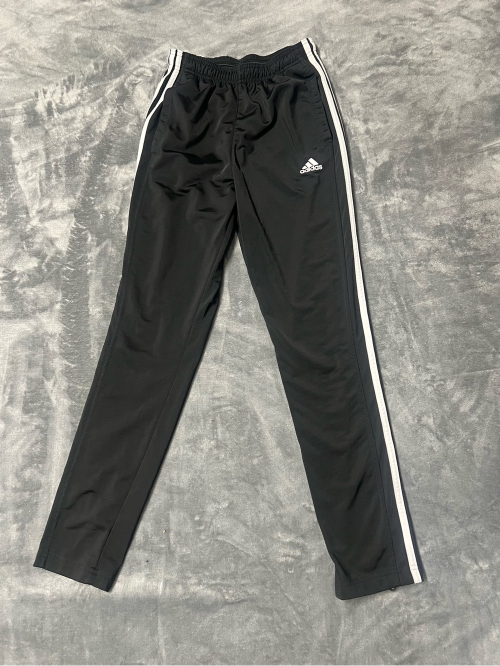 Adidas 3-Stripes Primegreen Track Pants Black White Athletic Activewear Size S